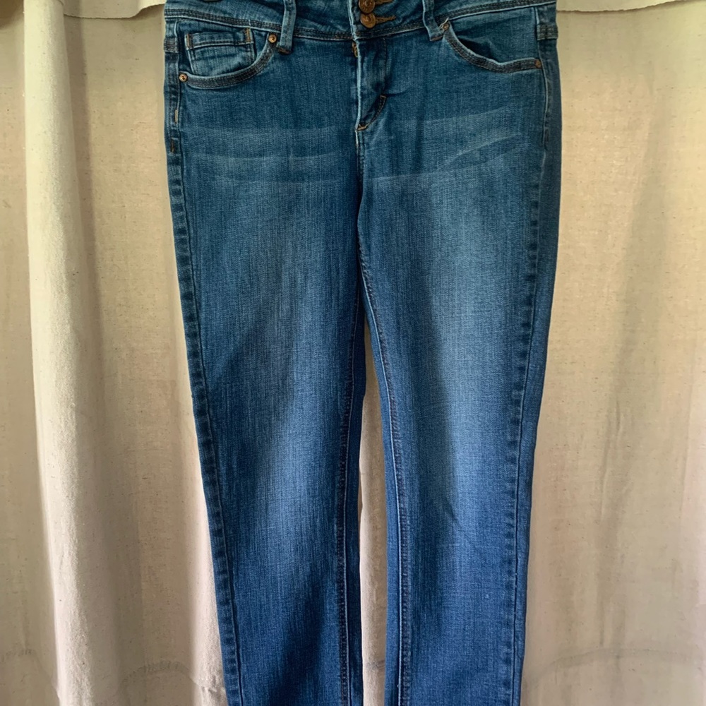 Skinny ankle cropped jeans